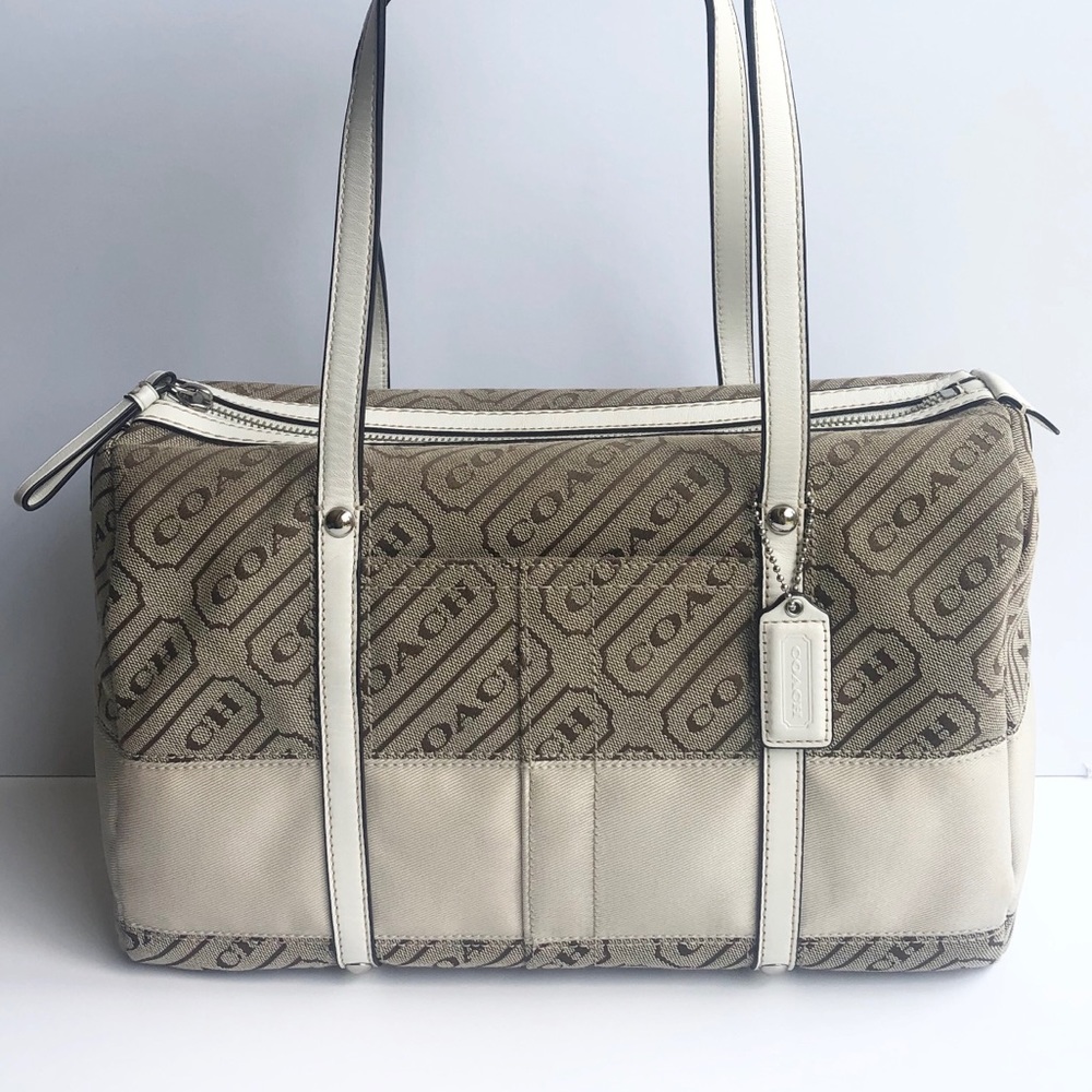 Coach Lozenge Signature Handbag